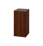 LN 2 - 3D kancelářská skříň, 1-dveřová, levá, 750x360x400, ořech královský